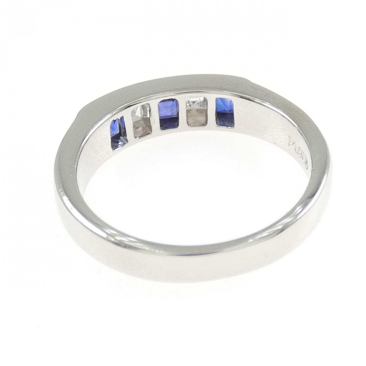 Authentic PT900 Sapphire Ring 0.74CT #270-004-324-6684