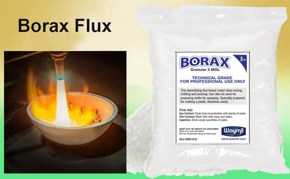 454 Grams Borax Flux Powder For Metals Soldering Welding Casting Forging