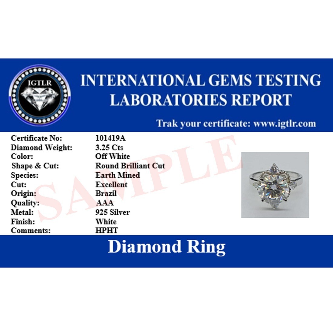 5.80 Ct Certified Princess Cut Off White Diamond 925 Silver Ring Great Shine