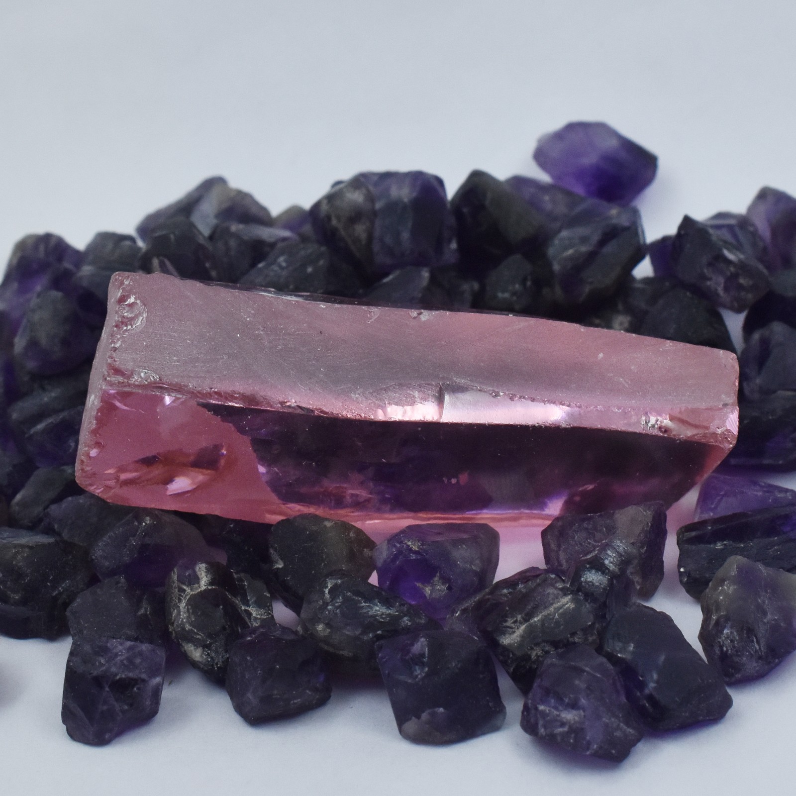 Pink Sapphire Rough Natural 338.52 Ct Uncut Raw Loose Gemstone CERTIFIED