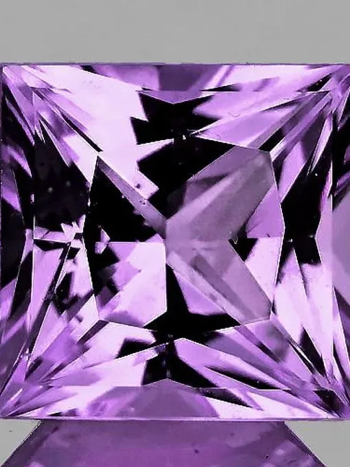 CERTIFIED Natural Earth Mined Diamod 5.05CTpurple princess Brilliant VVS1/9.5 mm