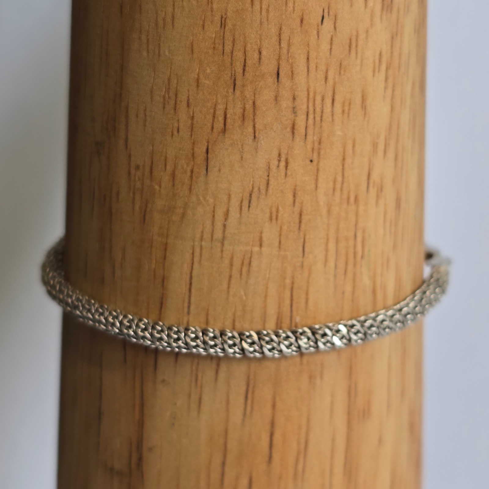 Sterling Silver Bracelet 7.71g Fine Jewelry 7.5″ Unique Chain Lobster Clasp