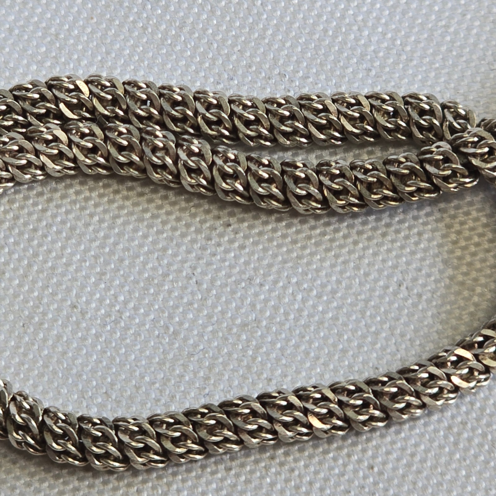 Sterling Silver Bracelet 7.71g Fine Jewelry 7.5″ Unique Chain Lobster Clasp