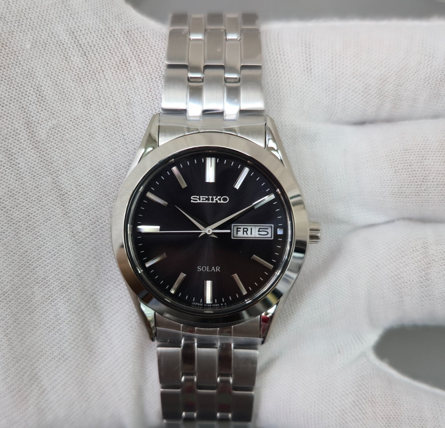 Seiko Selection SBPX083 Solar Black Dial 37.4 mm Stainless Steel New Men’s Watch