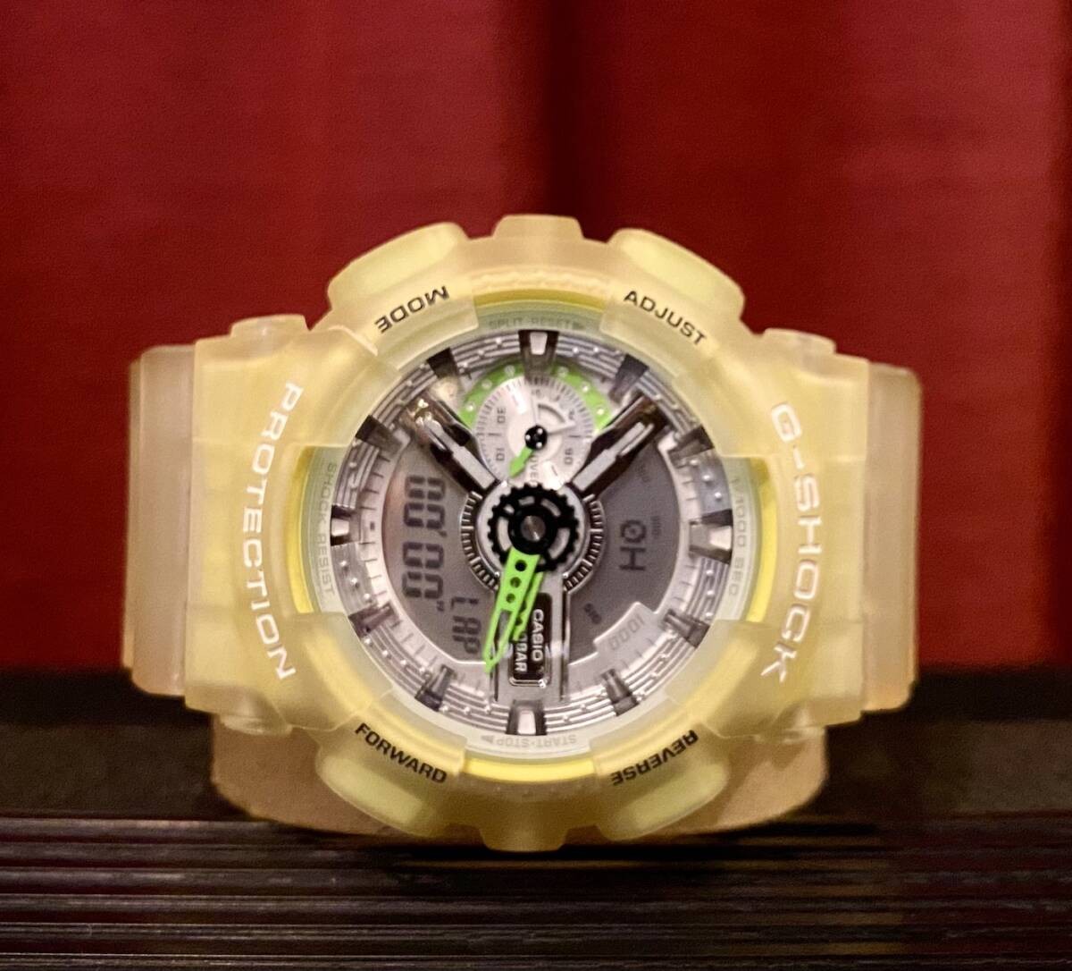 () CASIO G SHOCK GA 110LS Skeleton Yellow 2020 MODEL G Shock Quartz CASIO