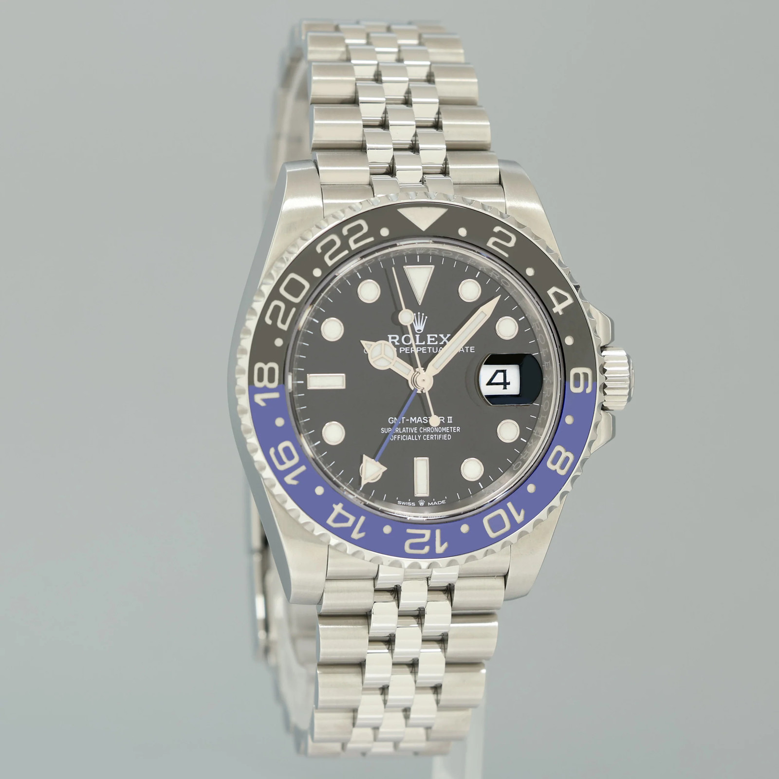 2024 MINT Rolex GMT Master II Batman Blue Jubilee Ceramic 126710BLNR Watch Box