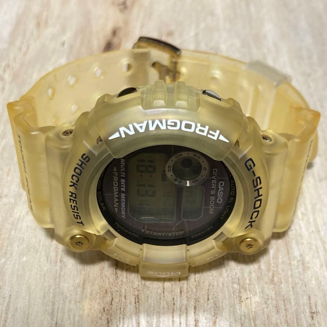 Tough Solar Fully Functional Excellent Condition G-Shock FROGMAN GW 225E 25th An