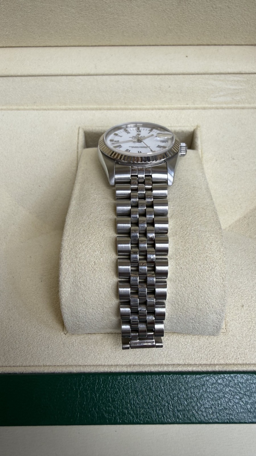Rolex Datejust 31 White Roman Dial on Jubilee 68274