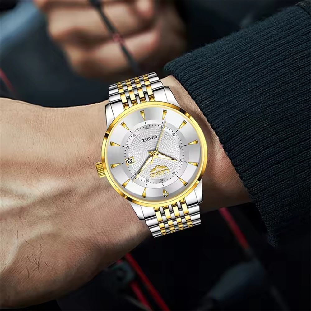 LIGE Men Watch Brand Steel Quartz Wristwatch Casual Business Male Date Watches