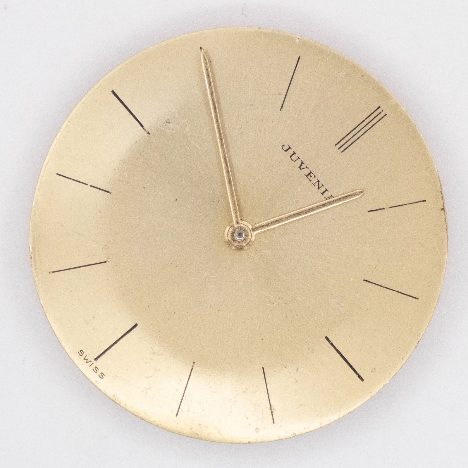Vintage Juvenia Caliber 604 21-Jewel Wristwatch Movement, Runs