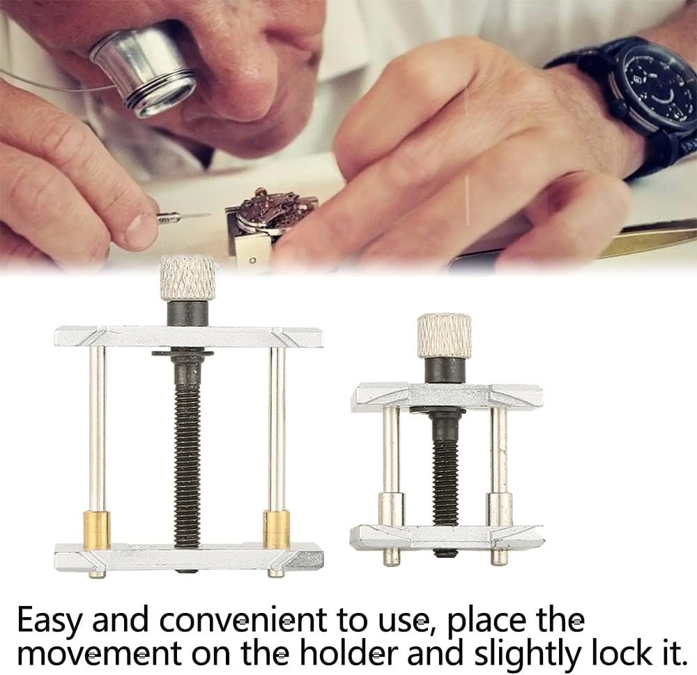 Easy-to-Use Metal Watch Movement Holder – Perfect for Hobbyists & Professionals