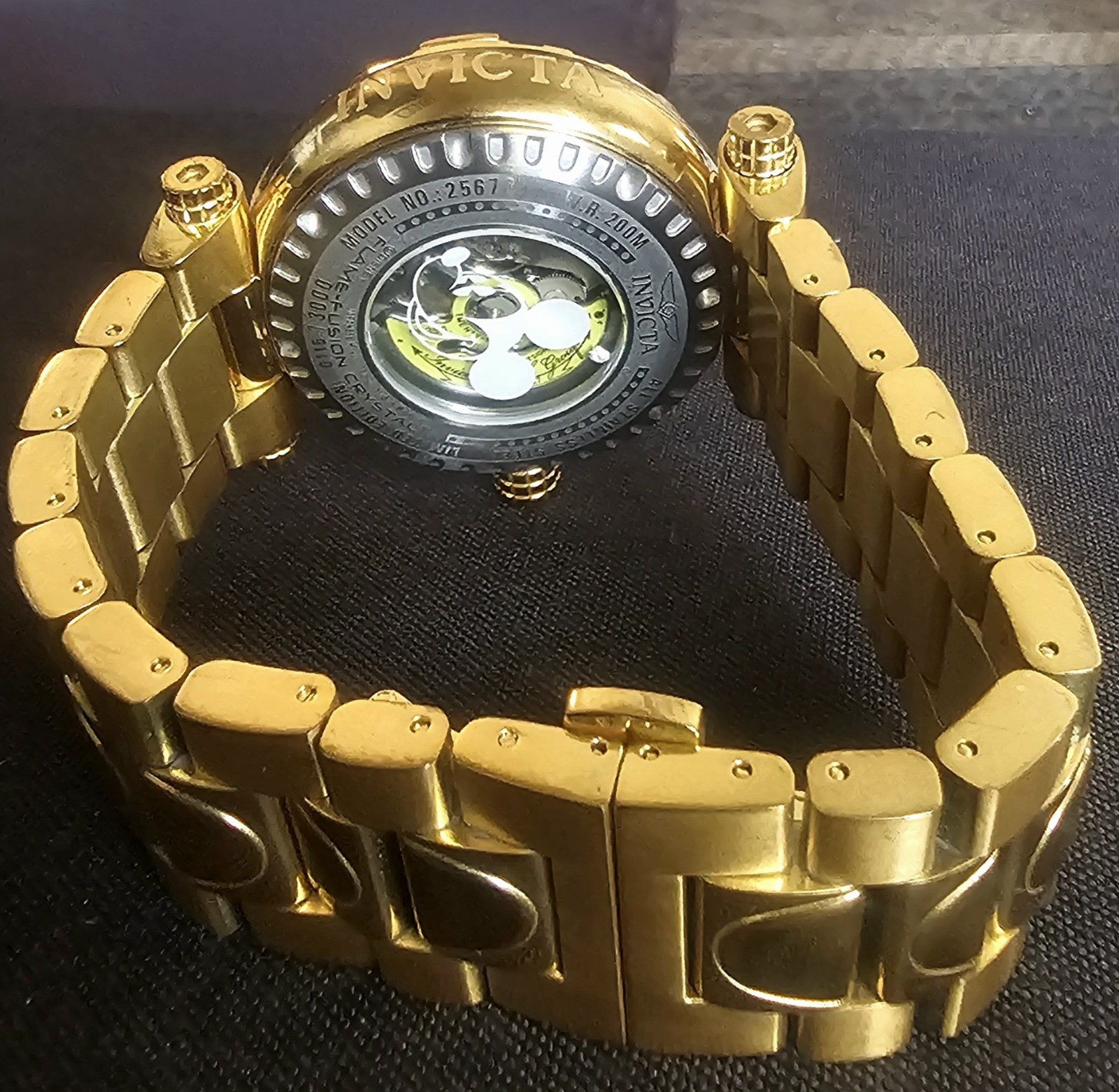 Invicta Disney Mickey Mouse Limited 115/3000 Automatic Mother Pearl Watch 25670