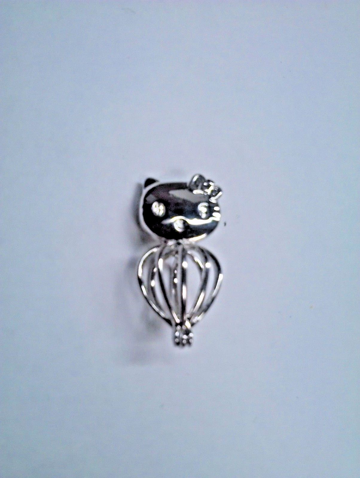 Make a Wish Pearl Cage Pendant Necklace – Hello Kitty – 925 Chain+Pearl Included