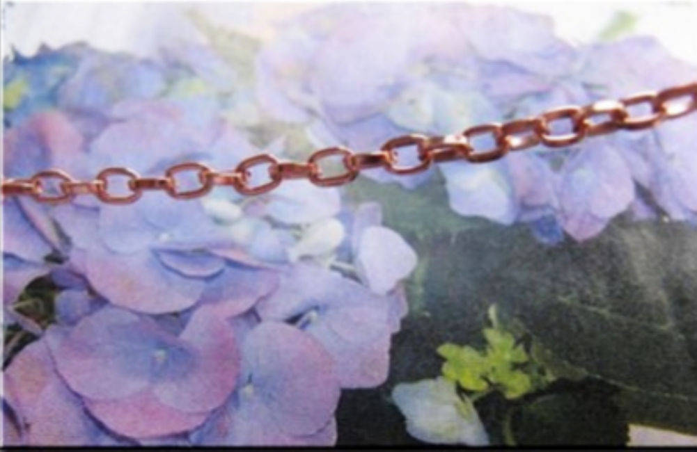 Solid Copper Chain CN612G – 1/8 of an inch wide. Available in 18 to 30 inches.