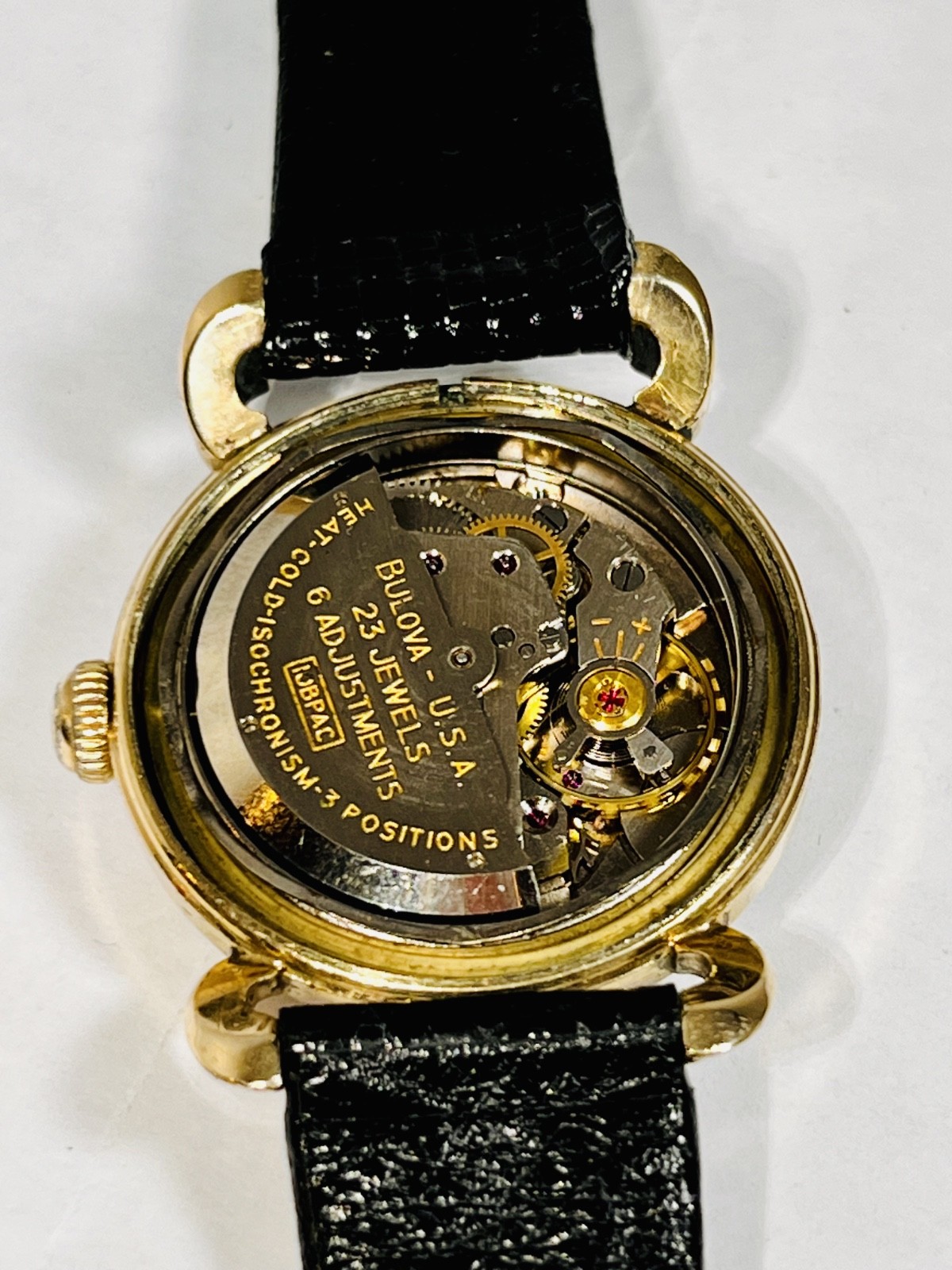 Vintage Bulova 23 Jewels Fancy Lugs Self Wind 1958 Wristwatch All Original Runs!