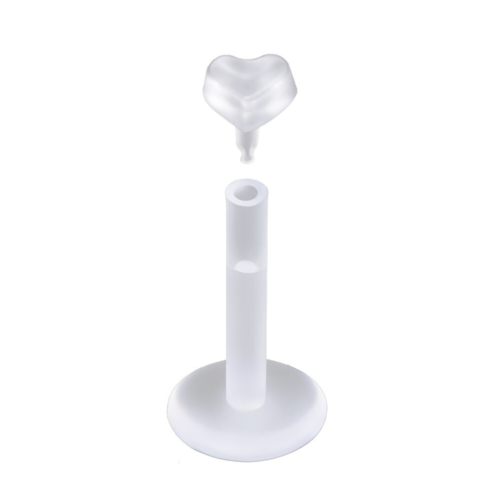 5-20X Bioflex Push Labret Monroe Multi Shape Lip Stud Nose Ear Retainer Piercing
