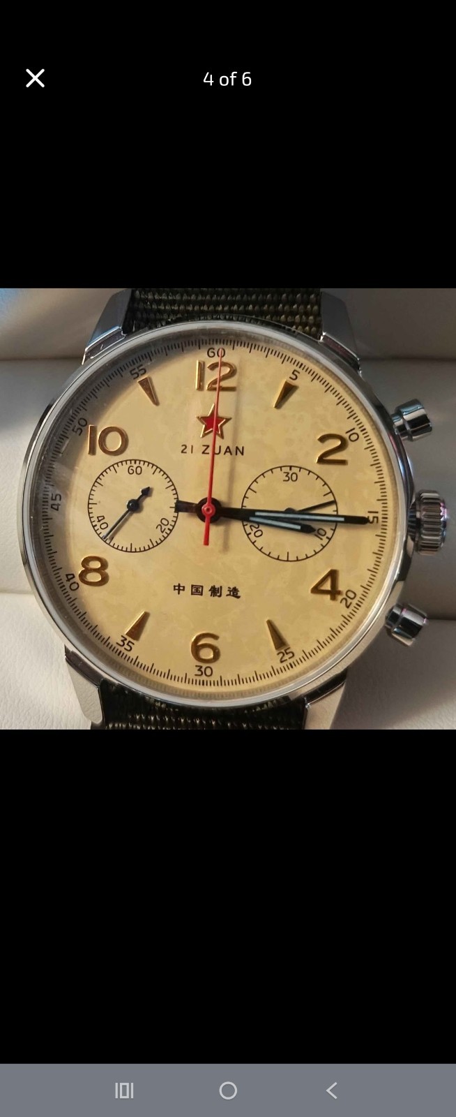 Retro-Chronograph 1963 Seagull ST1901 Movement Acrylic Mirror Pilot Wristwatch