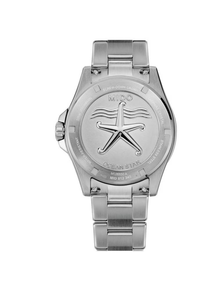 Mido Oceanstar 200 Watch M0269301105100 Black Steel Watch 41mm Automatic