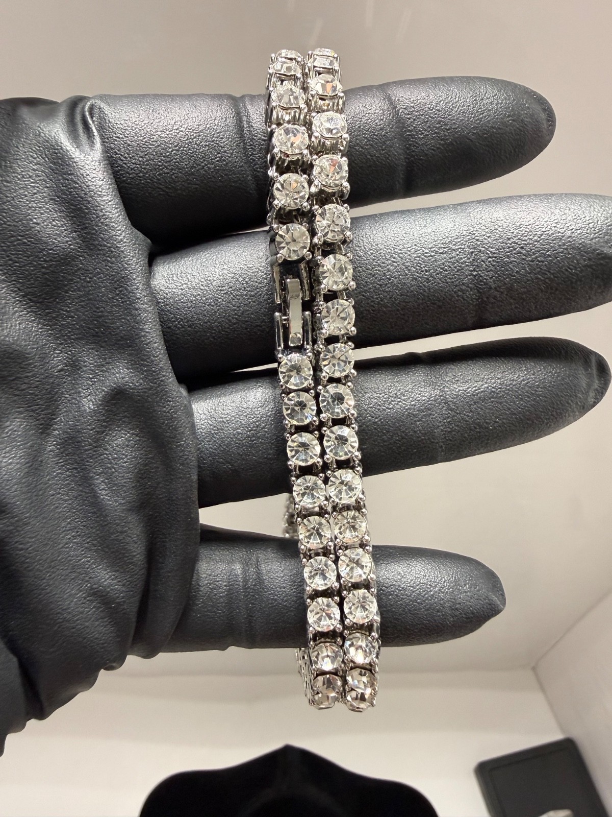 tennis chain necklace vvscz over stainless 24inch 5.5mm