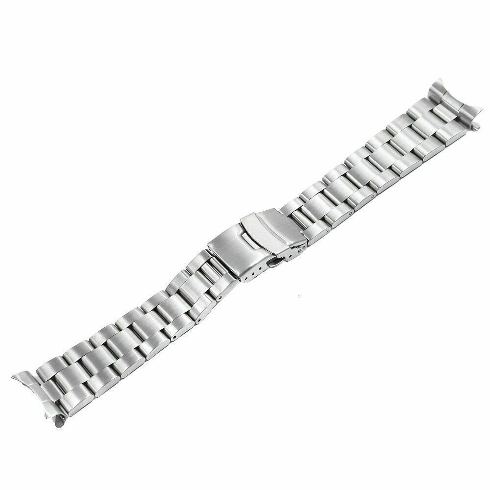 Watch Band For Citizen NY0086-16L NY0086-83L Curved Stainless Steel Oyster 20mm