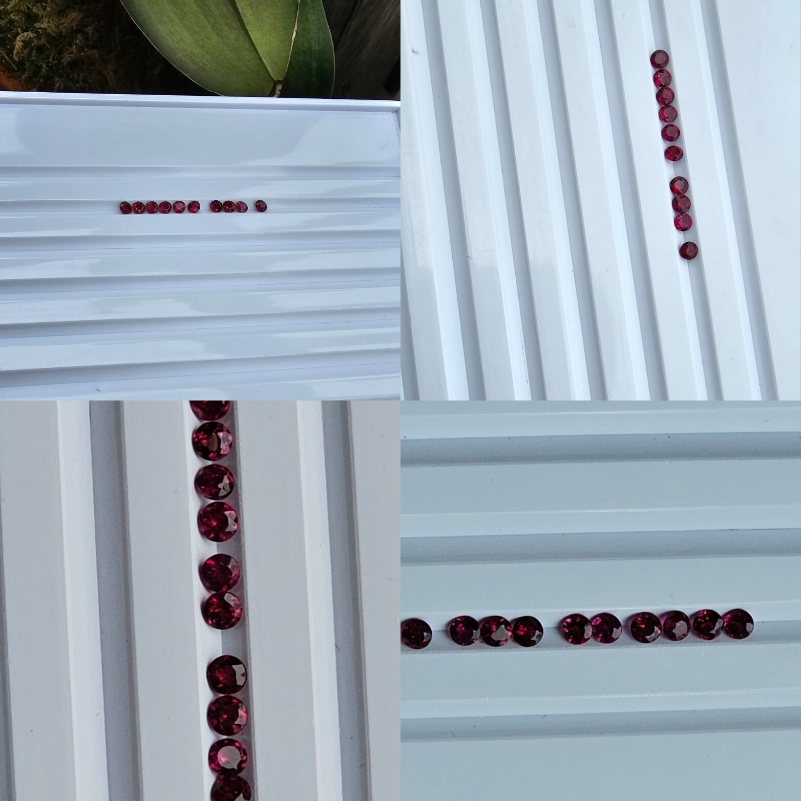 Rubys Set of 10 pieces Loose Gemstones