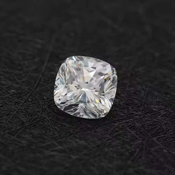 3.40 CT Natural White Diamond 9 mm 1 Pcs Cushion Cut VVS1 D Grade Certified N50