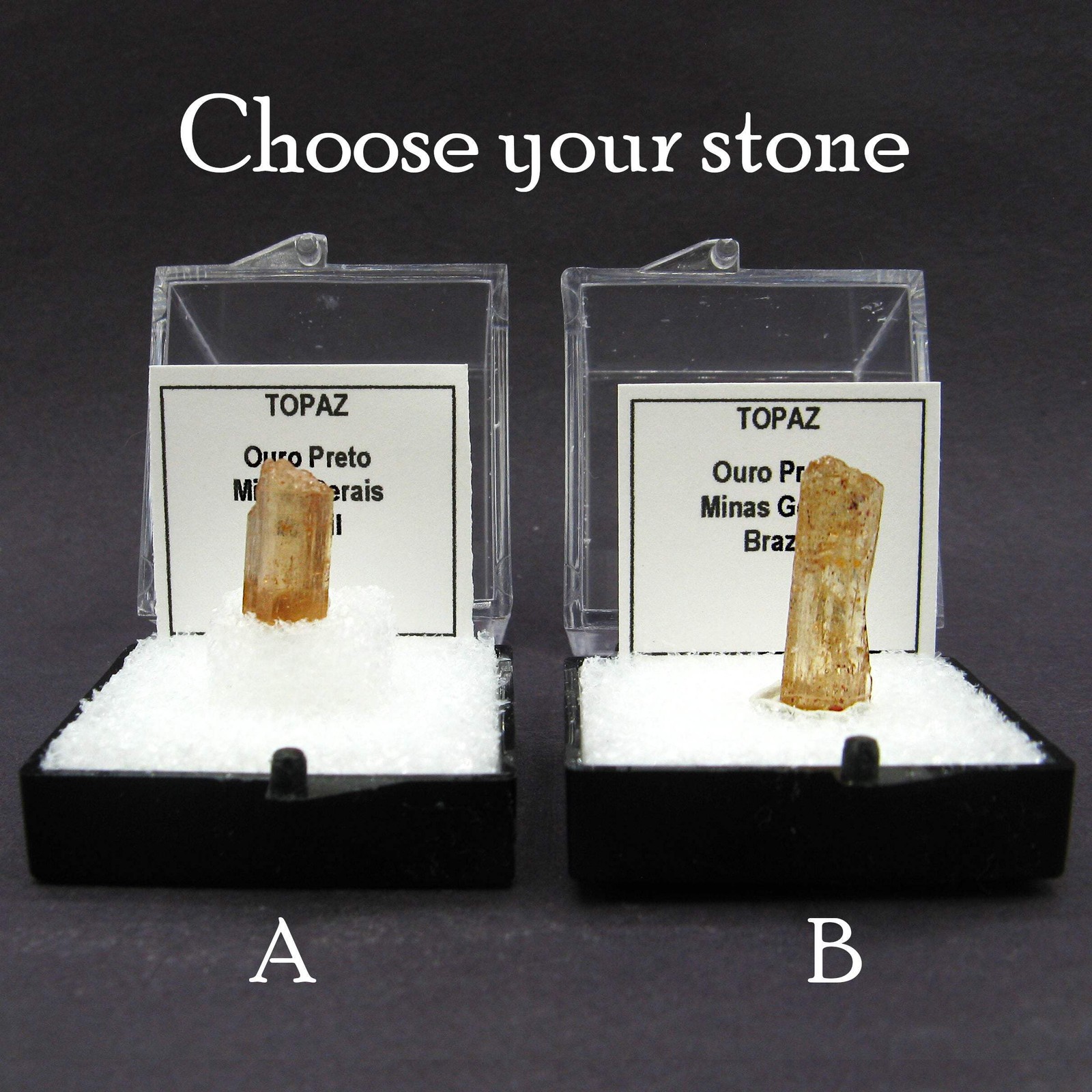 Imperial Topaz – Natural Raw Rough Gemstones, Ouro Preto, Brazil