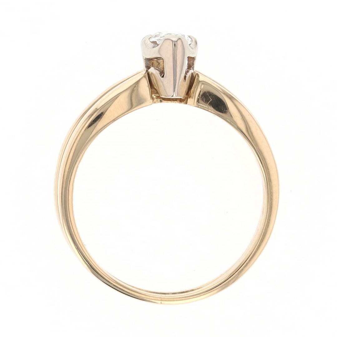 .31ct Marquise Cut Diamond Split Shank Engagement Ring 14k Yellow Gold Size 5