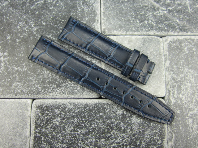 20mm Leather Strap Black Blue Brown Watch Band for IWC Pilot Top Gun Short S