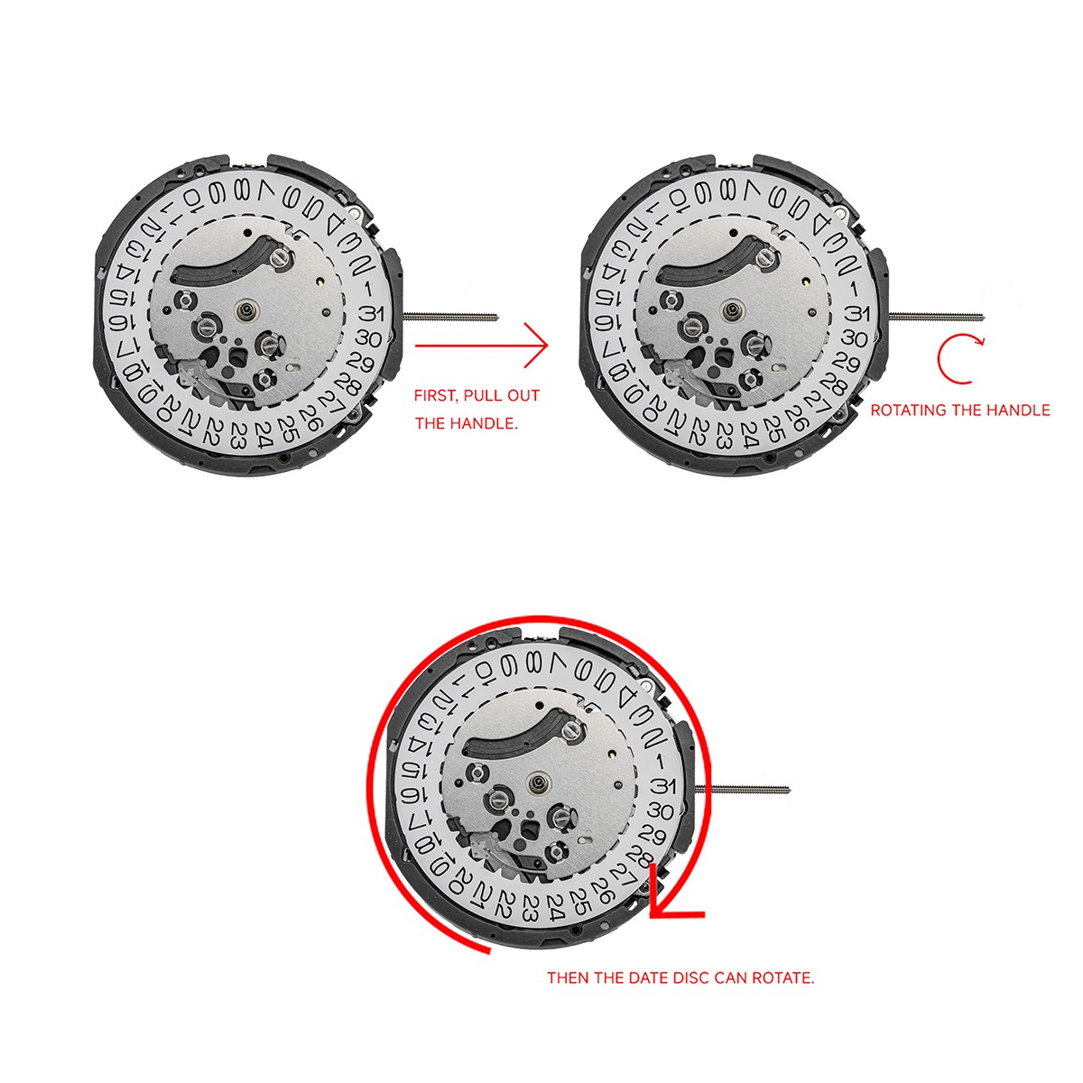 For VK63A Chronograph Quartz Movement with Battery VK63 VK61A VK67A Mechanism