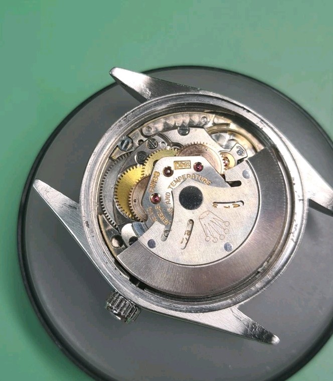 Rolex 5500 Refinished Explorer Dial Vintage Oyster Perpetual Cal 1560 Butterfly