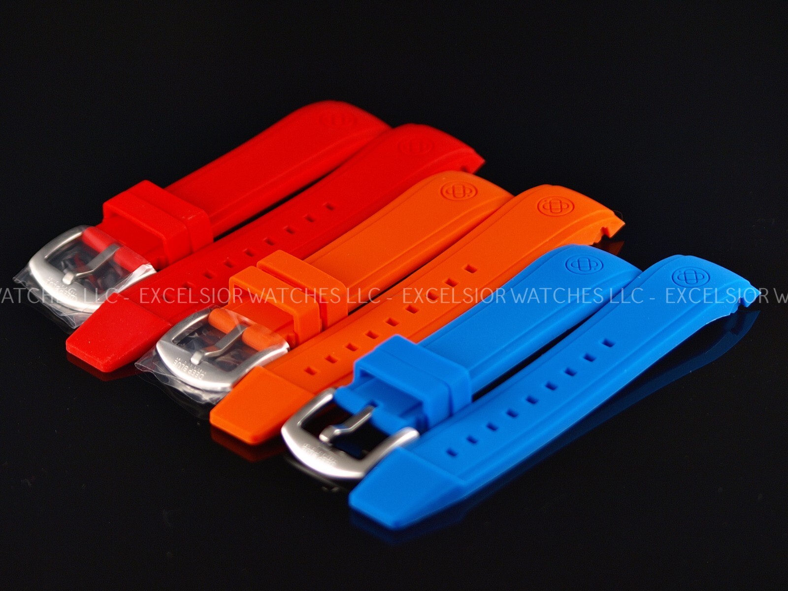 New Genuine Deep Blue 22mm Silicone Strap For Master & Diver 1000 – 3 COLORS