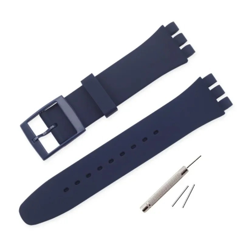 Wrist Watch Band Strap For Swatch 16mm 17mm 19mm 20mm Rubber Silicone Watchband