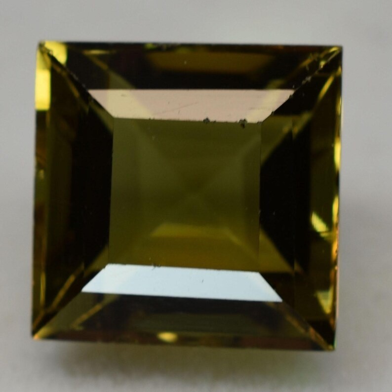 7.10 Ct Natural Alexandrite Square Cut Certified Jewelry Making Stone