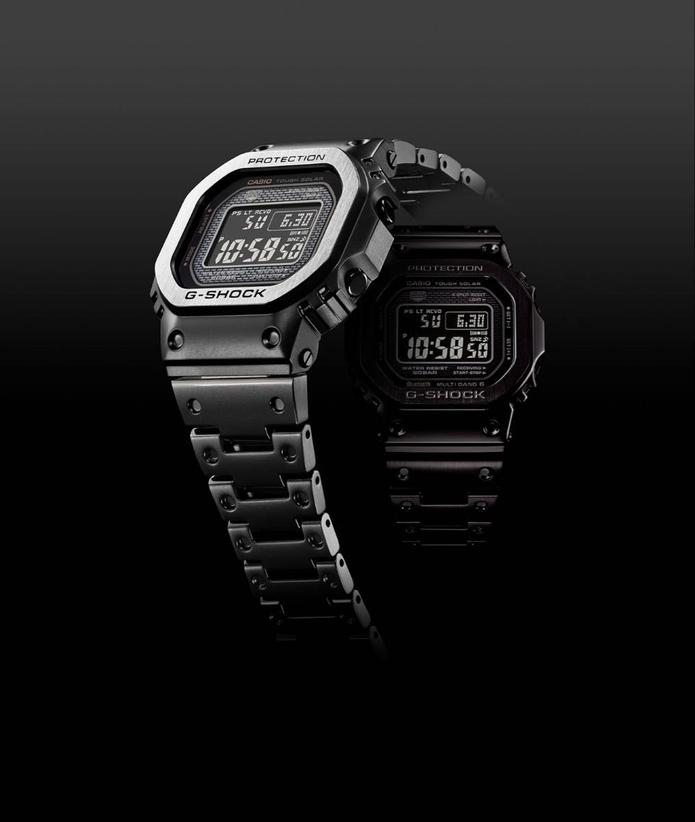 [B1P] CASIO G SHOCK GMW B5000MB 1JF Full Metal Black Solar Watch [m6z]