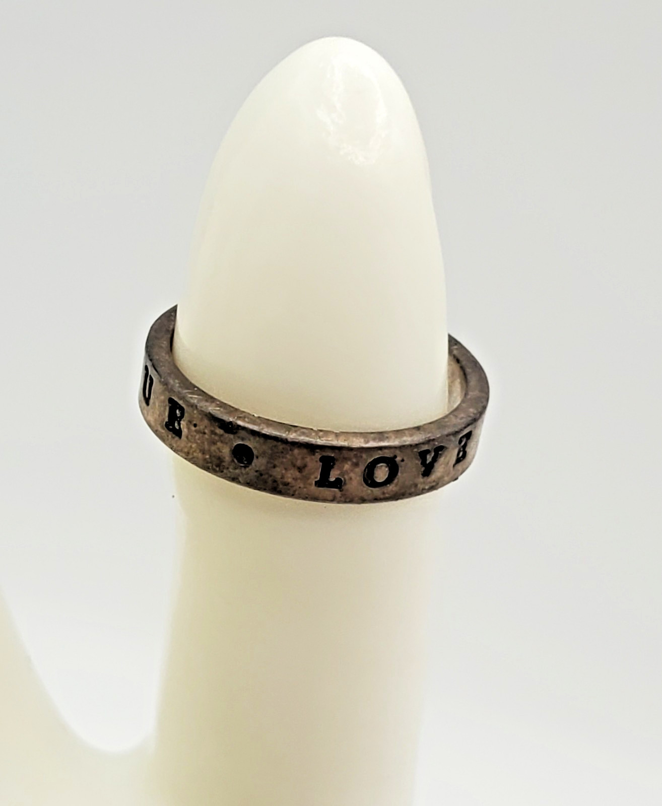 925 BDS True Love Waits Ring 7 Sterling Silver 3g Wedding Band Purity Reminder