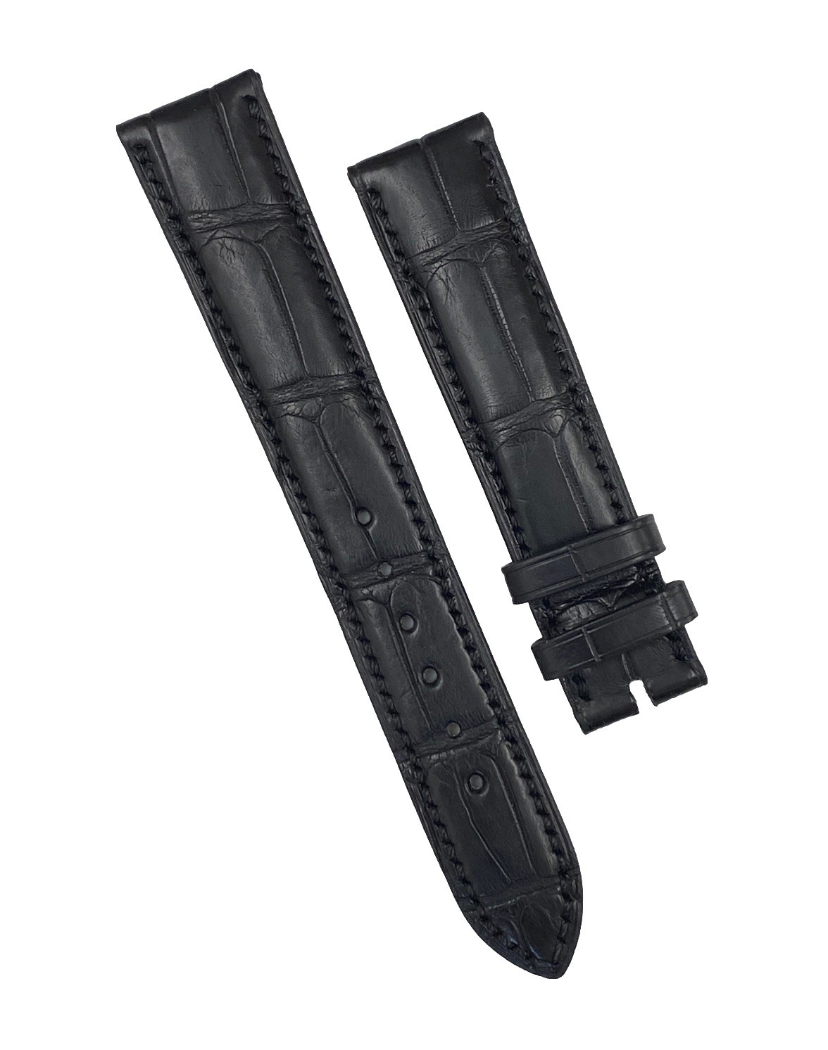 Genuine Patek Philippe 5120G Black Alligator Leather 18mm x 16mm Band Strap