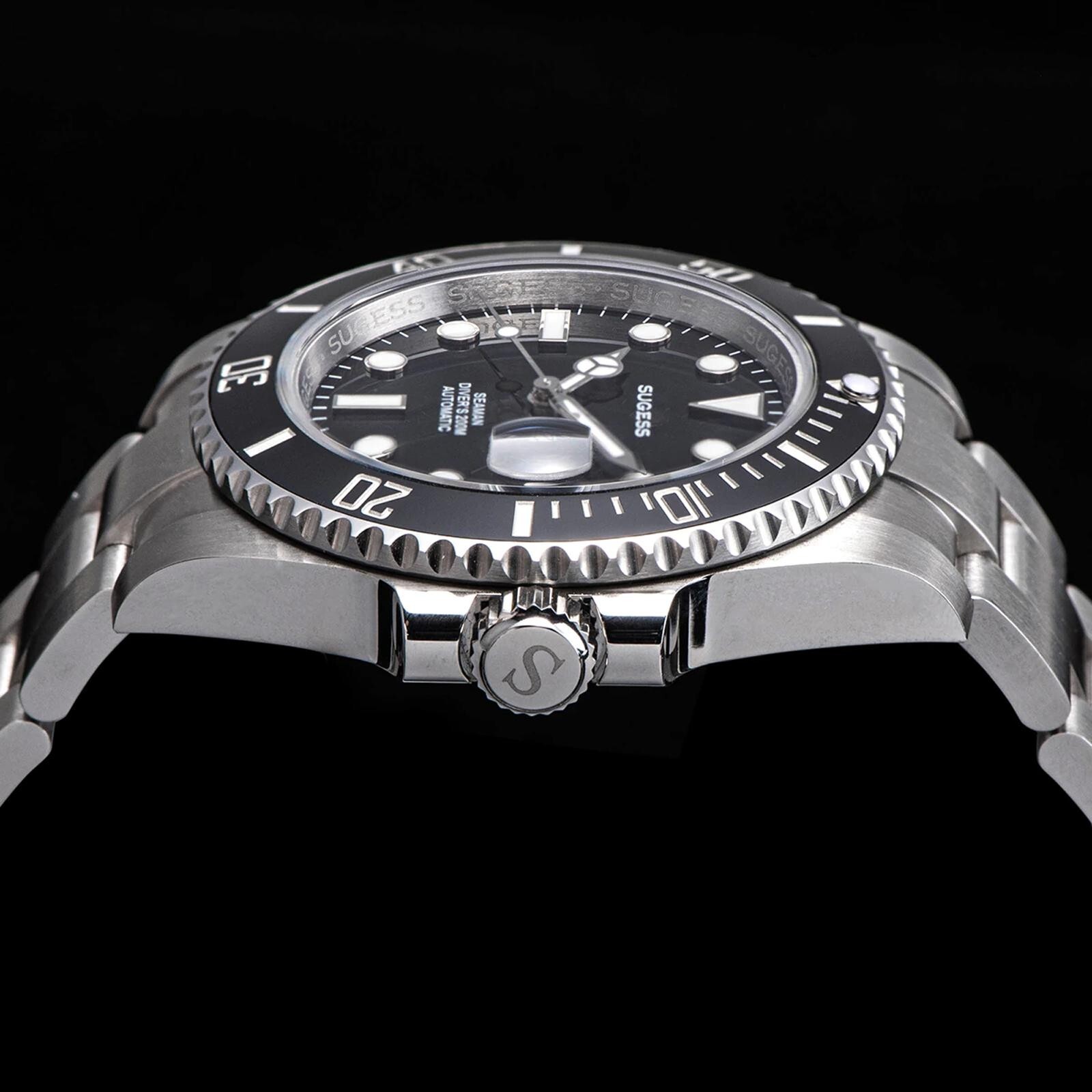 Sugess High-Beat 28800 Ocean Star 200M Water Resistance Watch Ceramic SW116610LN