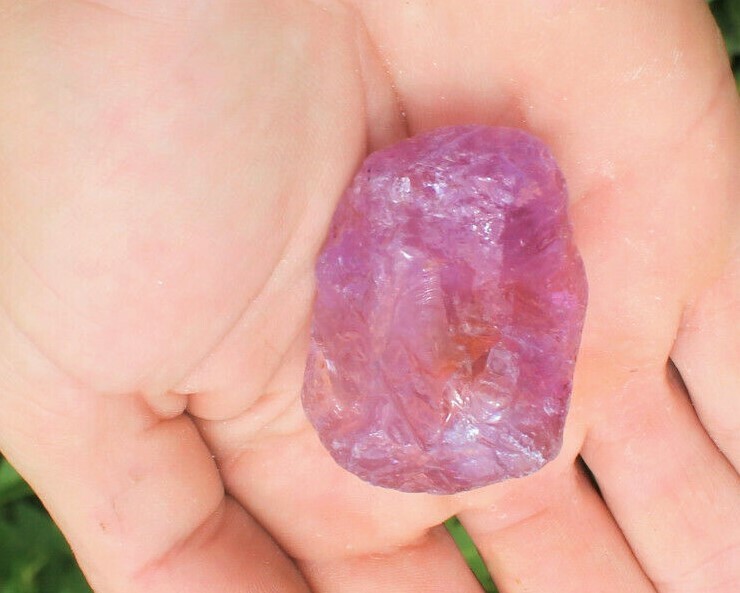 AMETHYST ROUGH GEM VIOLET PURPLE GEMSTONE GENUINE NATURAL UNCUT LARGE CRYSTAL