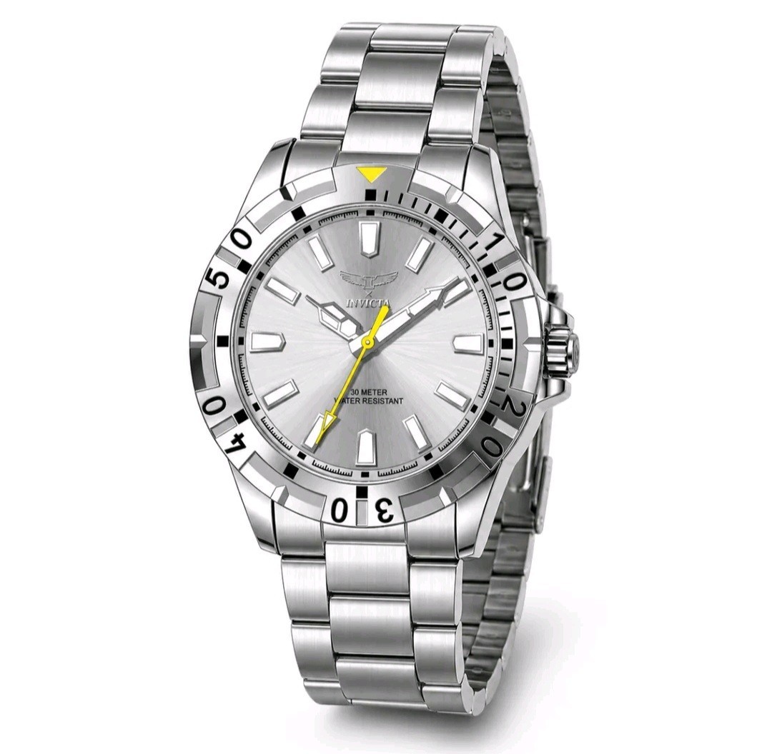 Invicta Specialty I 69039 Men’s 42mm Silver Quartz Stainless Steel Watch New