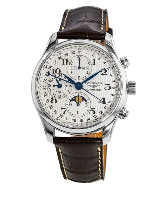 New Longines Master Collection Moonphase 42mm Silver Men’s Watch L2.773.4.78.3