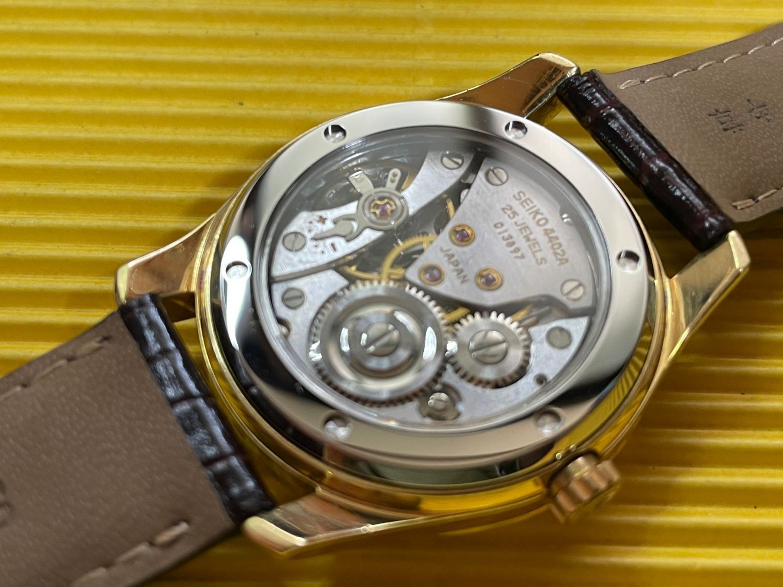 Seiko King Seiko 44KS Sapphire See-Through Case Back SUS316L From Japan