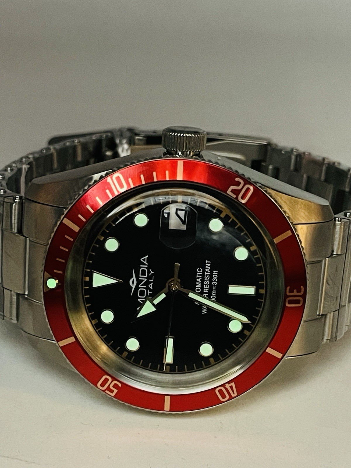Mondia Automatic Watch Seiknh35 Vintage Style MI821KR/450 Hot Discount New