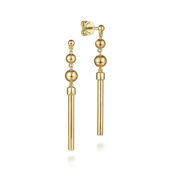 Gabriel & Co. 14K Yellow Gold Bujukan Drop Earrings EG14623Y4JJJ