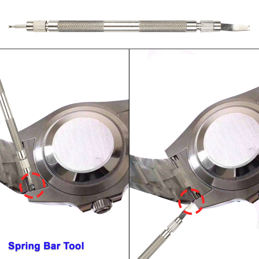 Watch Repair Kit Watch Battery Replacement Link Pin Tool Set With Carrying Case