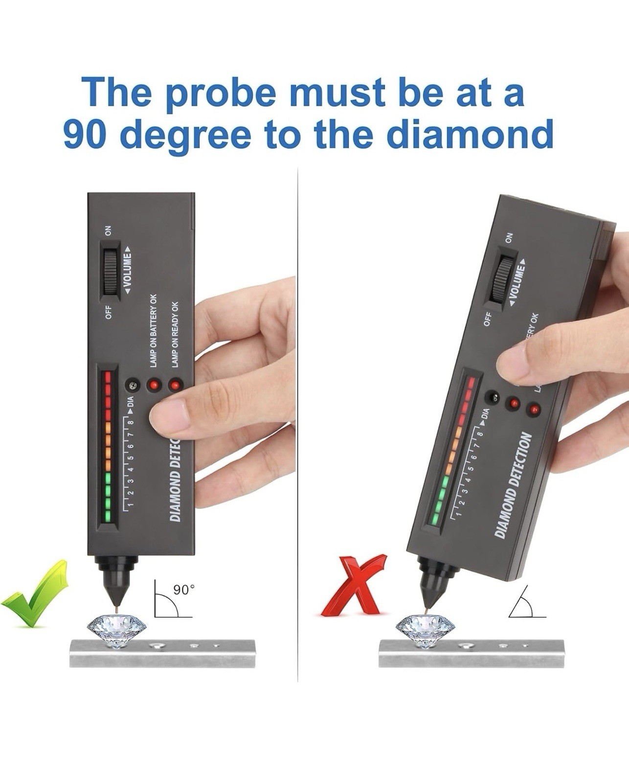 High Accuracy Gold Silver Test Kit Diamond Tester Precious Metal Testing Kit NEW