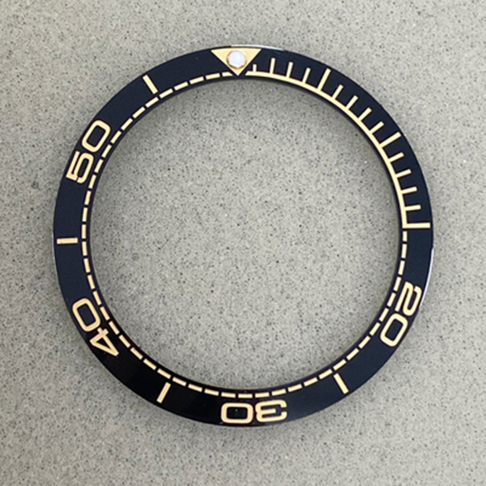 38MM*30.5mm Ceramic Bezel Sloped Watch Bezel Insert for 40mm SUB Watch Case