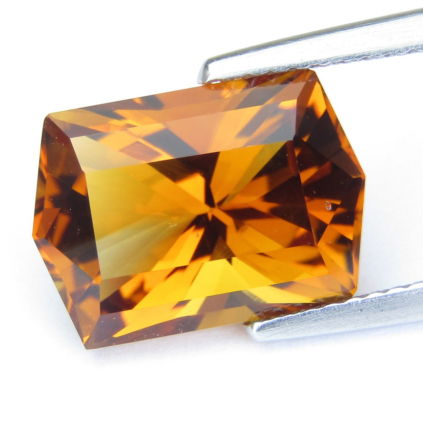 5.67Cts Fantastic Natural Citrine 13×9.3×7.7mm Fancy Cut Collection Gemstone-VDO