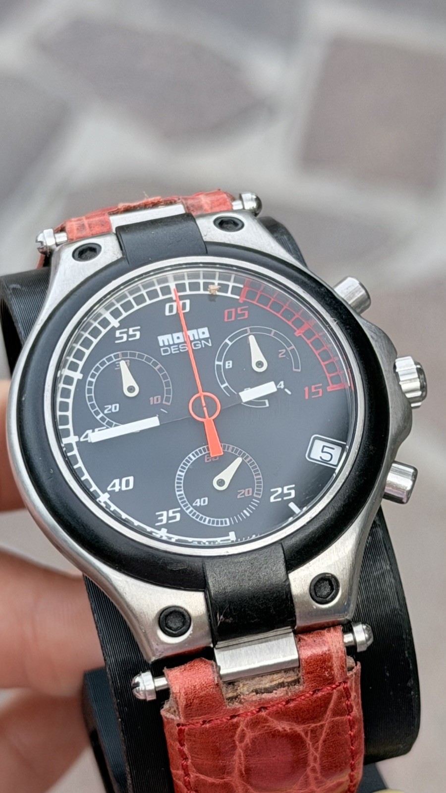 Momo Design Speed MD014 Chronograph Quartz Swiss Made Steel 39mm Men