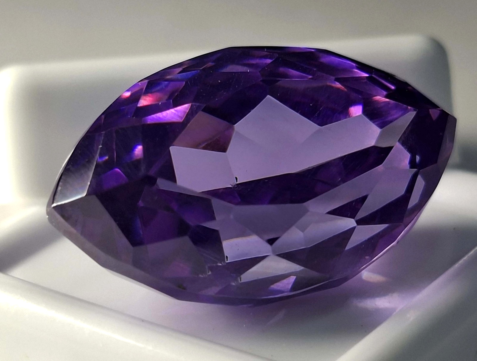 Purple Zircon Marquise Cut Natural 58-60 Ct Certified Loose Gemstone TQ2007